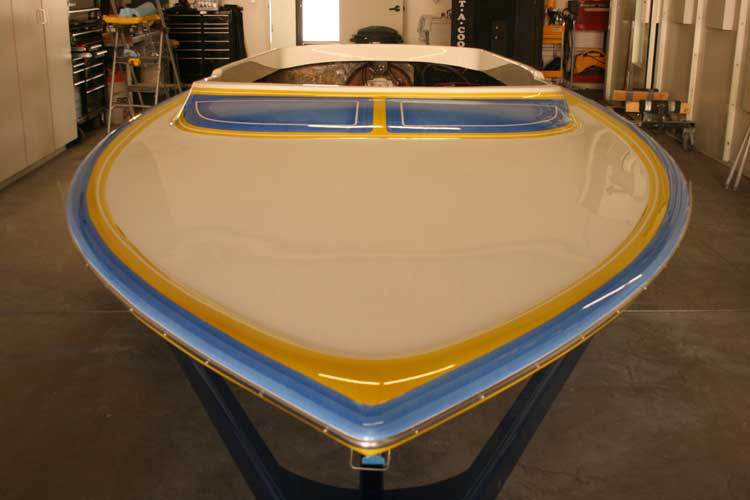 Freshly clear coated...