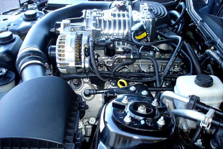 Another Mustang with Rousch supercharger